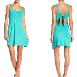 Socialite Bow Back Babydoll Cut Out Dress